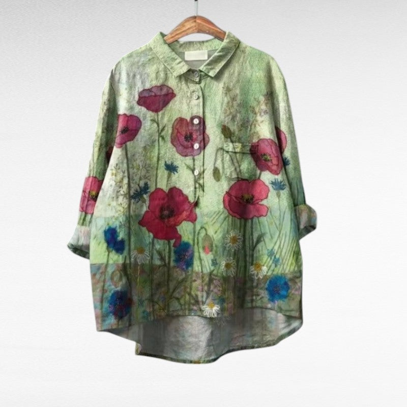 Freya™ | Fashionable Vintage Blouse