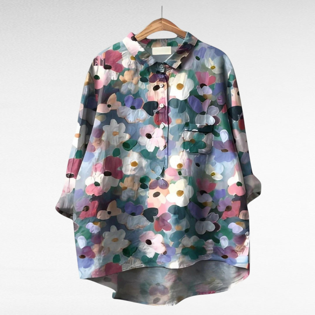 Zoey™ | Classic Floral Blouse