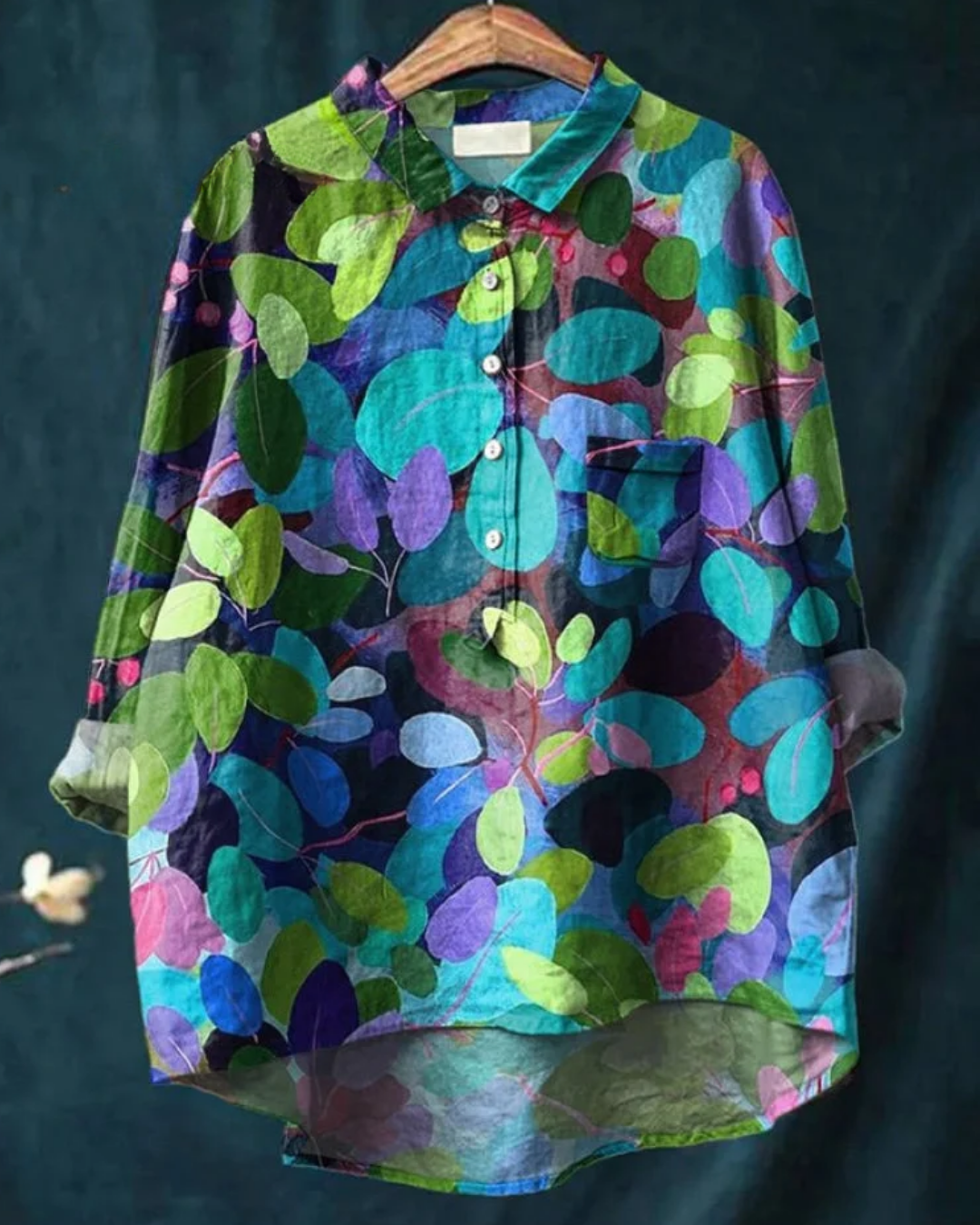Kendra™ | Stylish Floral Button-Down Shirt