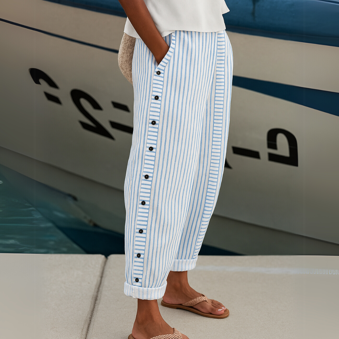 Vanessa™ | Striped Casual Trousers