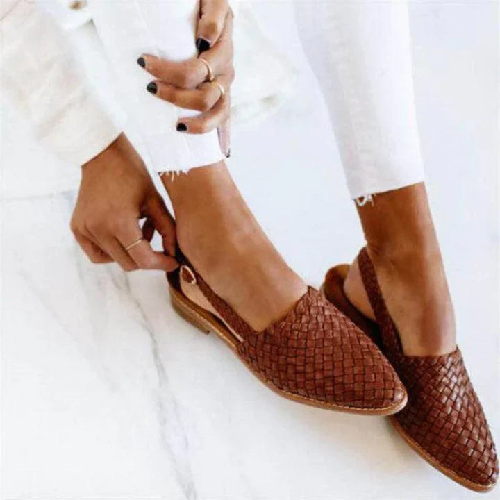 Eleanor™ | Woven Slip-On Flats