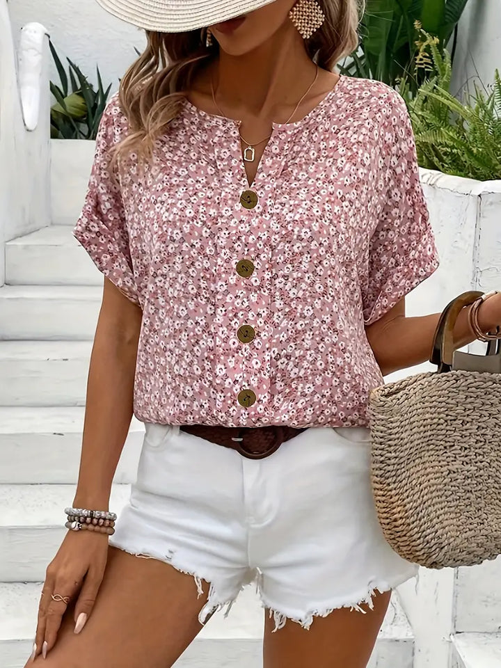 Jullia™ | Button Summer Top