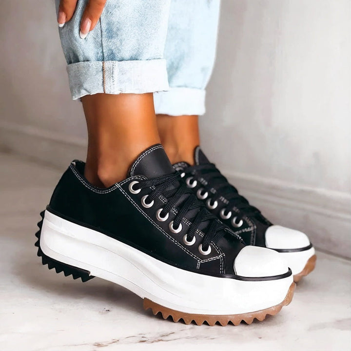 Everly™ | Leather Sneakers