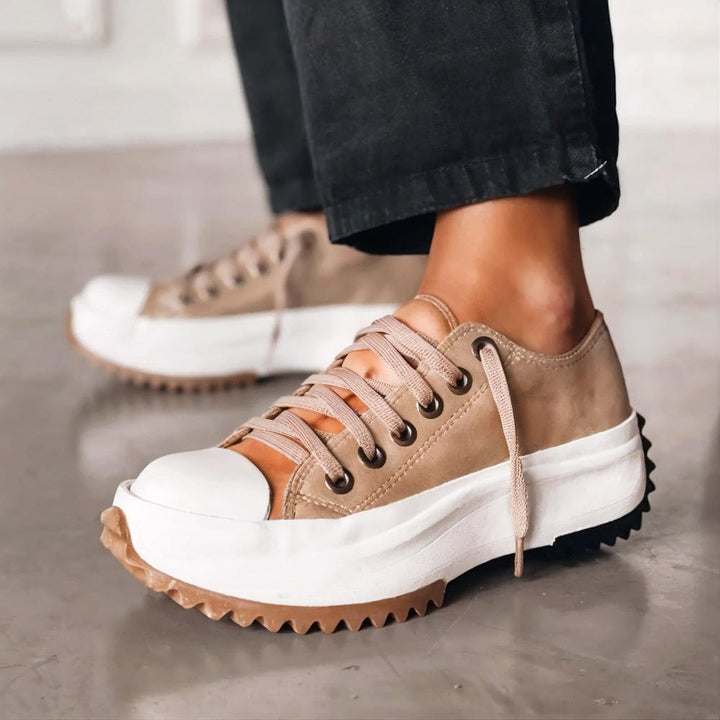 Everly™ | Leather Sneakers