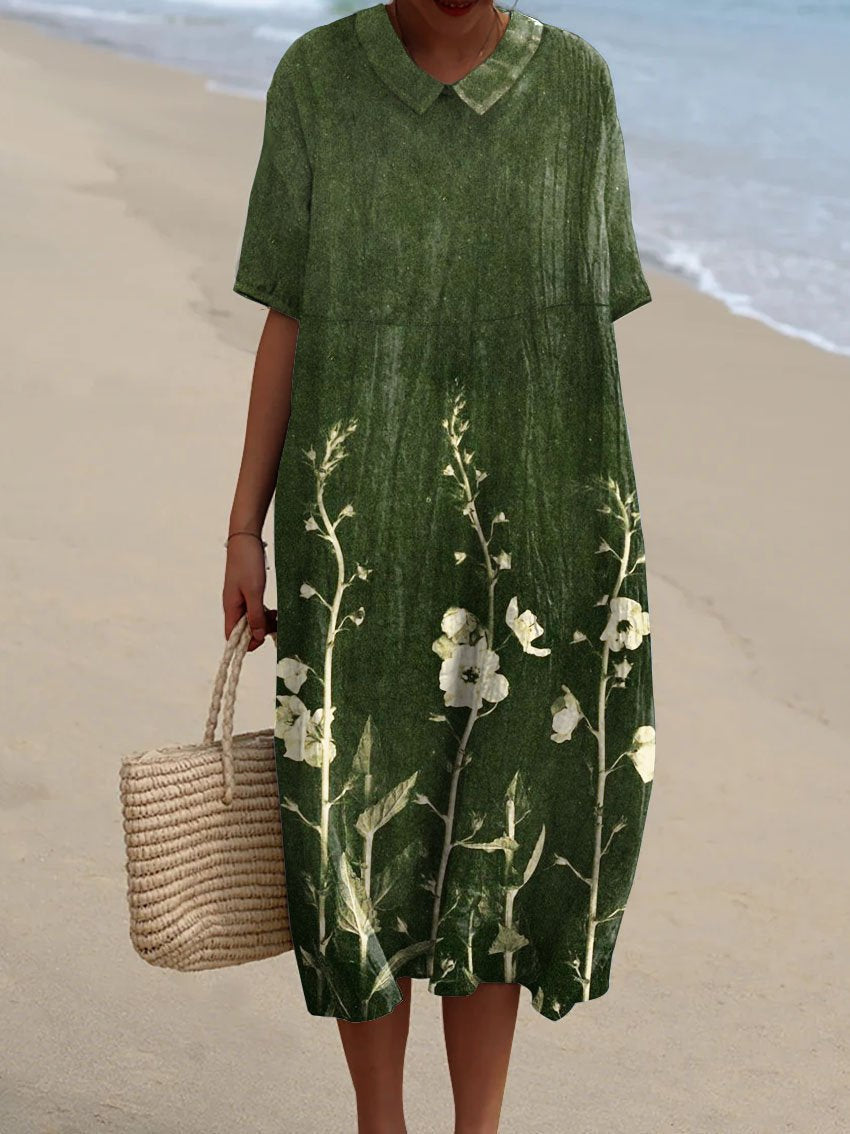 Hannah™ | Vivid Floral Pattern Dress