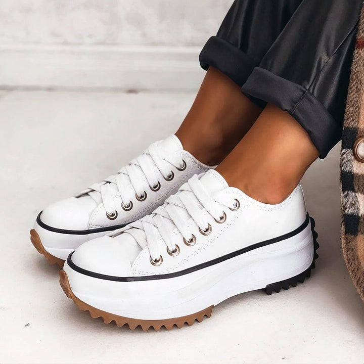 Everly™ | Leather Sneakers