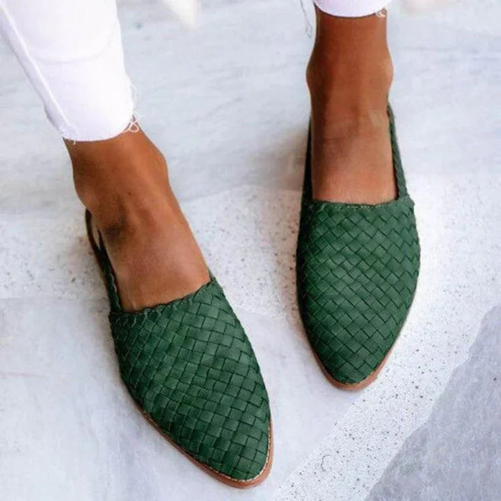 Eleanor™ | Woven Slip-On Flats