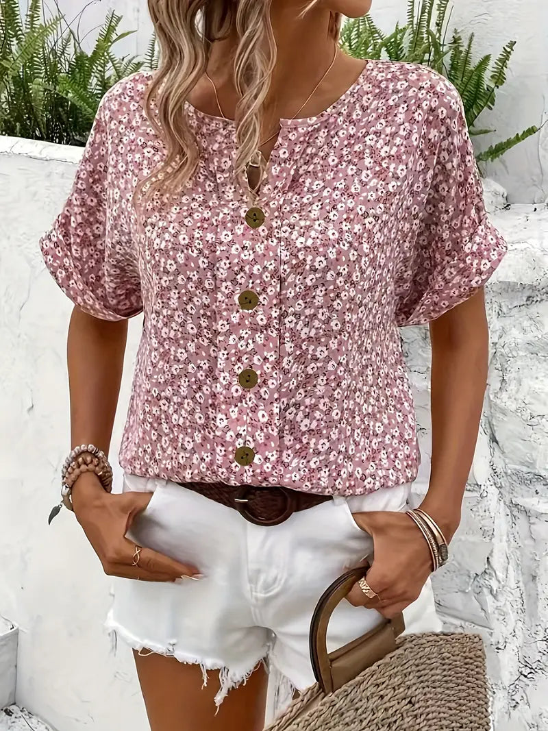 Jullia™ | Button Summer Top