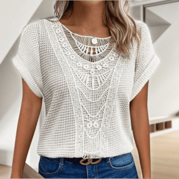 Karina™ | Elegant Ibiza-style blouse