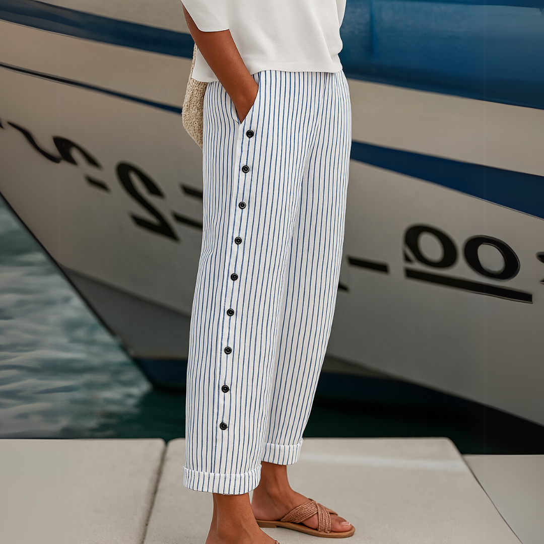 Vanessa™ | Striped Casual Trousers