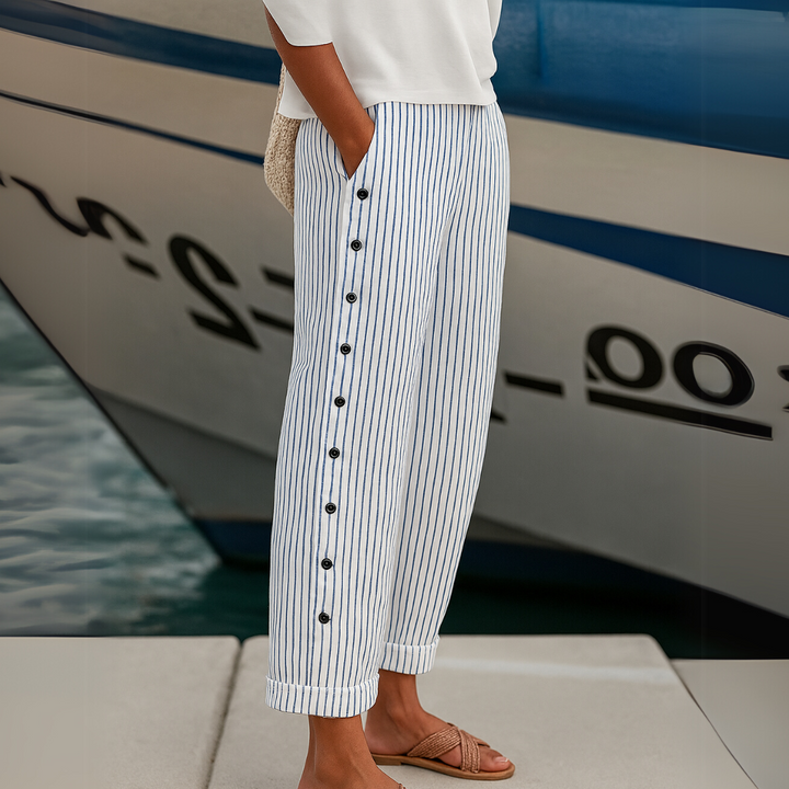Vanessa™ | Striped Casual Trousers