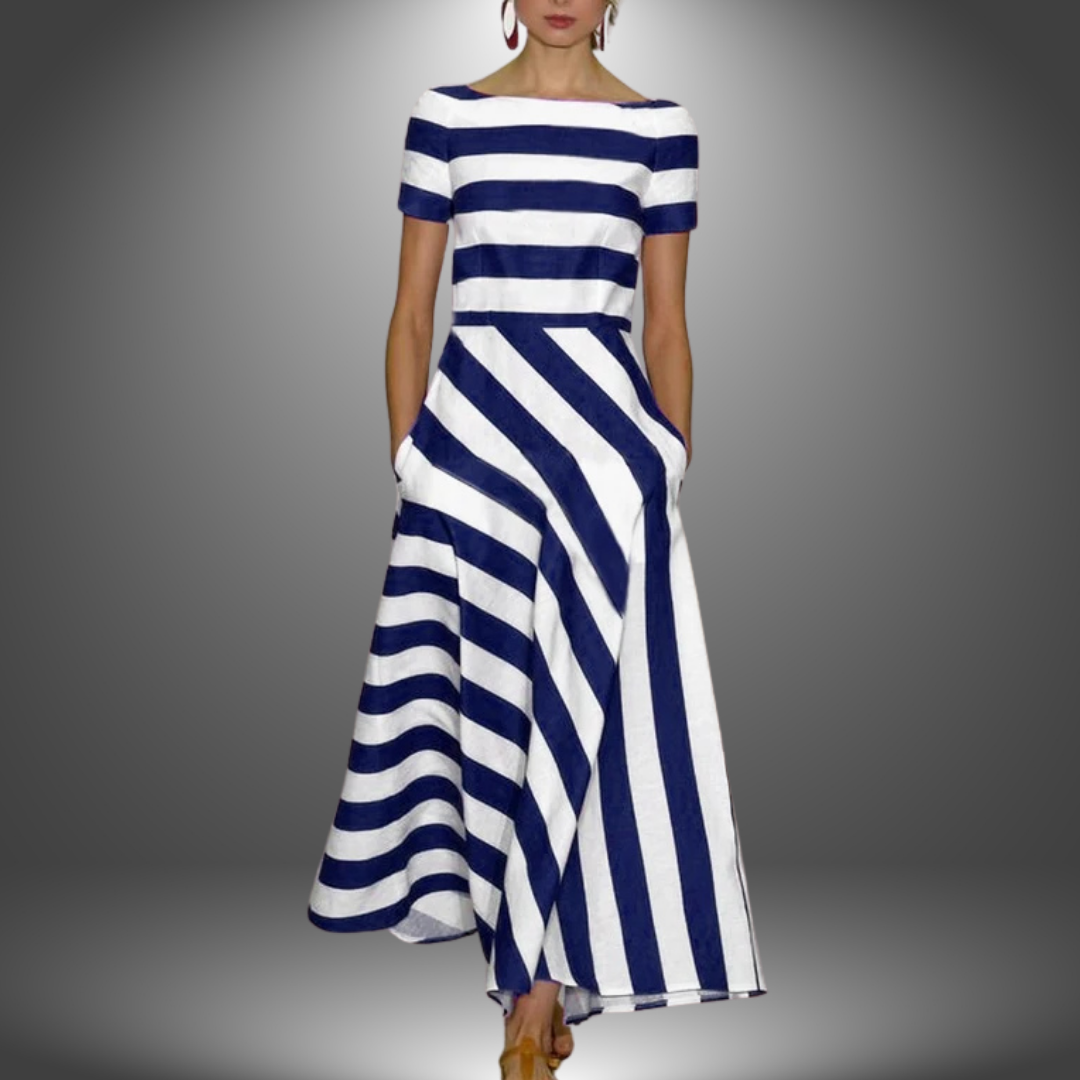 Penelope™ | Striped Maxi Dress