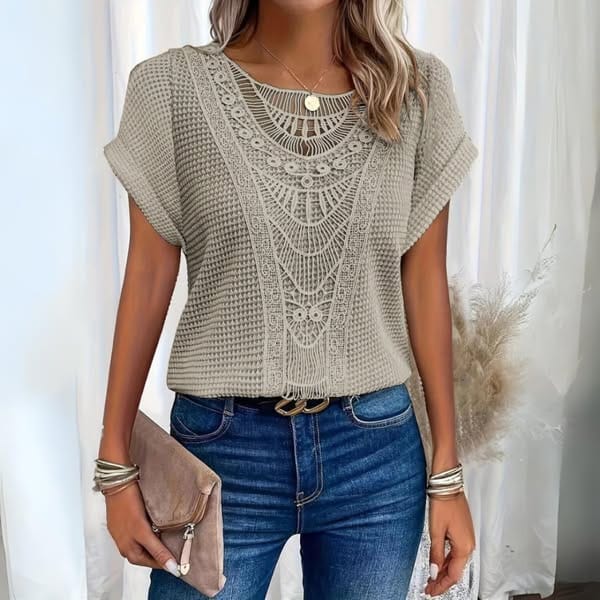 Jessica™ | Textured Vintage Top