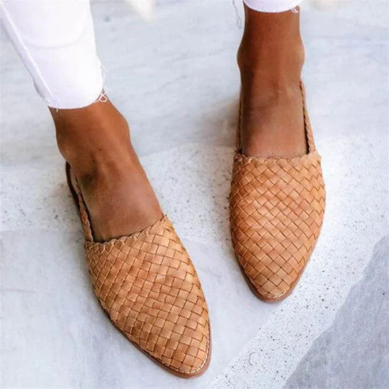 Eleanor™ | Woven Slip-On Flats
