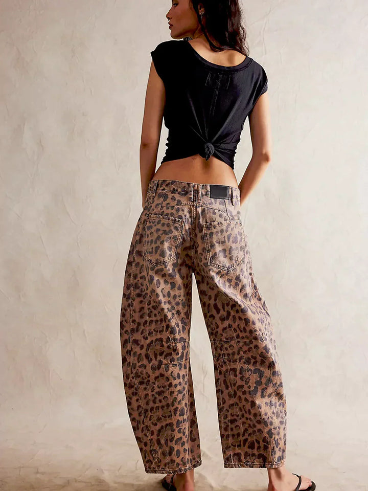 Laura™ | Leopard Print Trousers