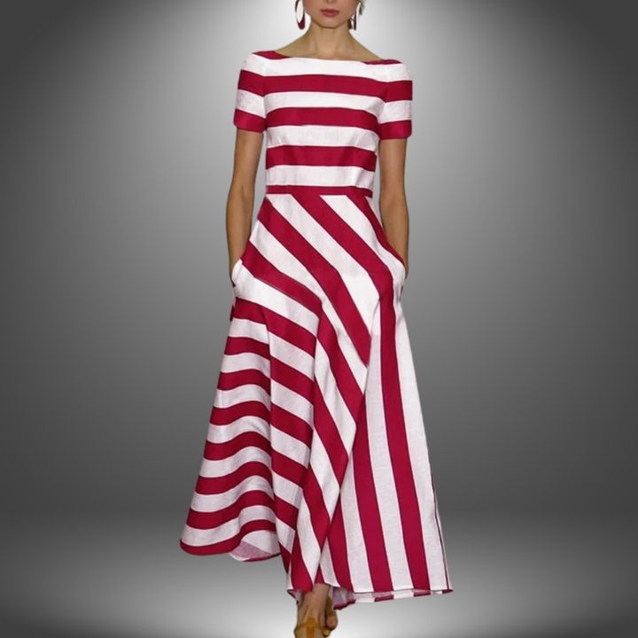 Penelope™ | Striped Maxi Dress