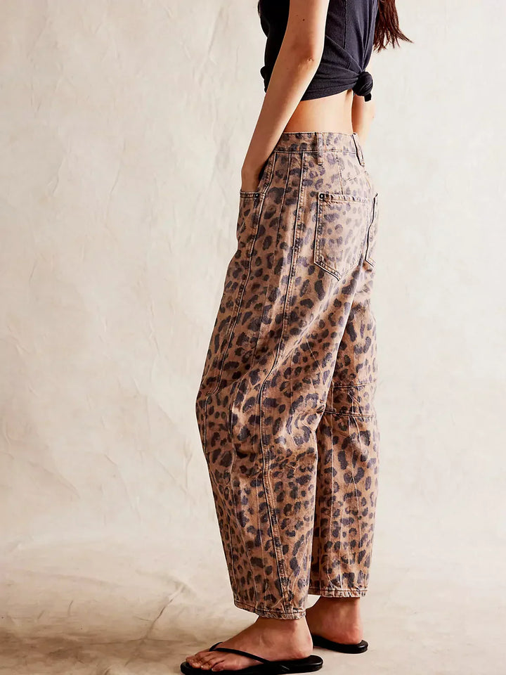 Laura™ | Leopard Print Trousers
