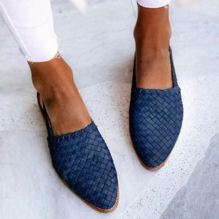 Eleanor™ | Woven Slip-On Flats