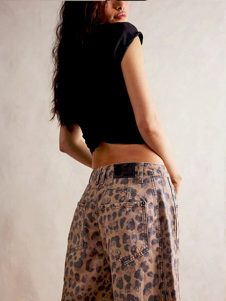 Laura™ | Leopard Print Trousers