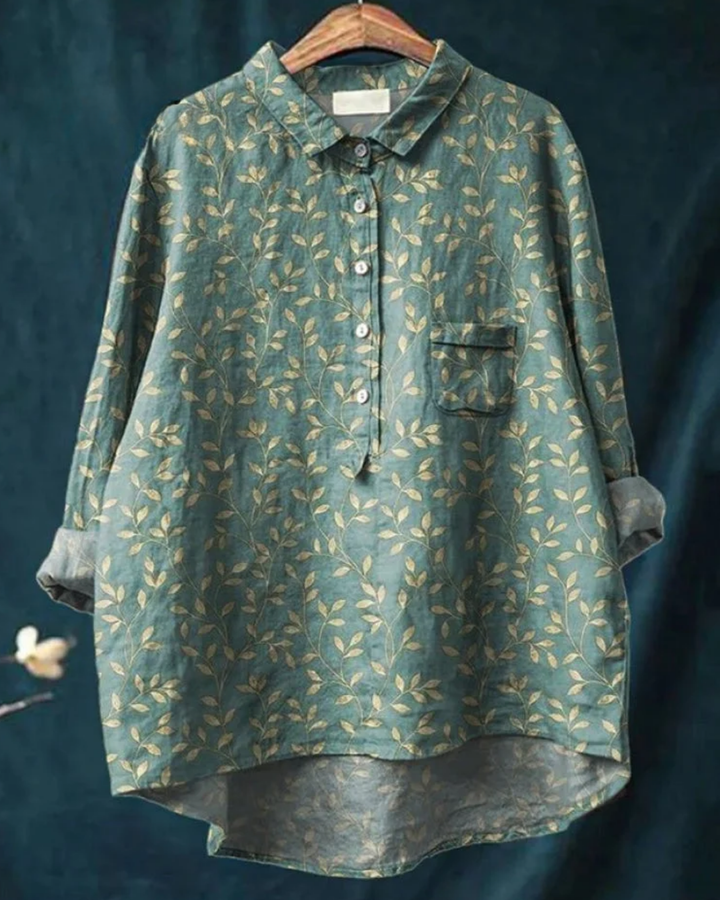 Kendra™ | Stylish Floral Button-Down Shirt