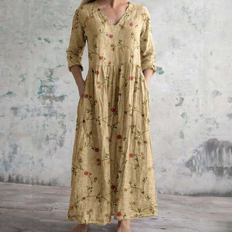 ANNIE™ | LONG FLORAL MAXI DRESS