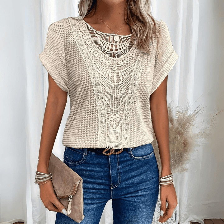 Karina™ | Elegant Ibiza-style blouse
