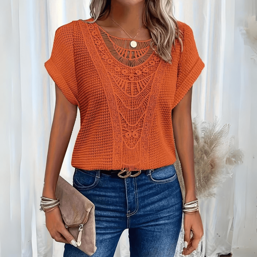 Karina™ | Elegant Ibiza-style blouse