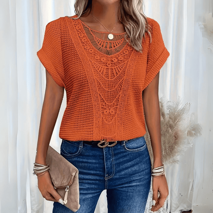 Karina™ | Elegant Ibiza-style blouse