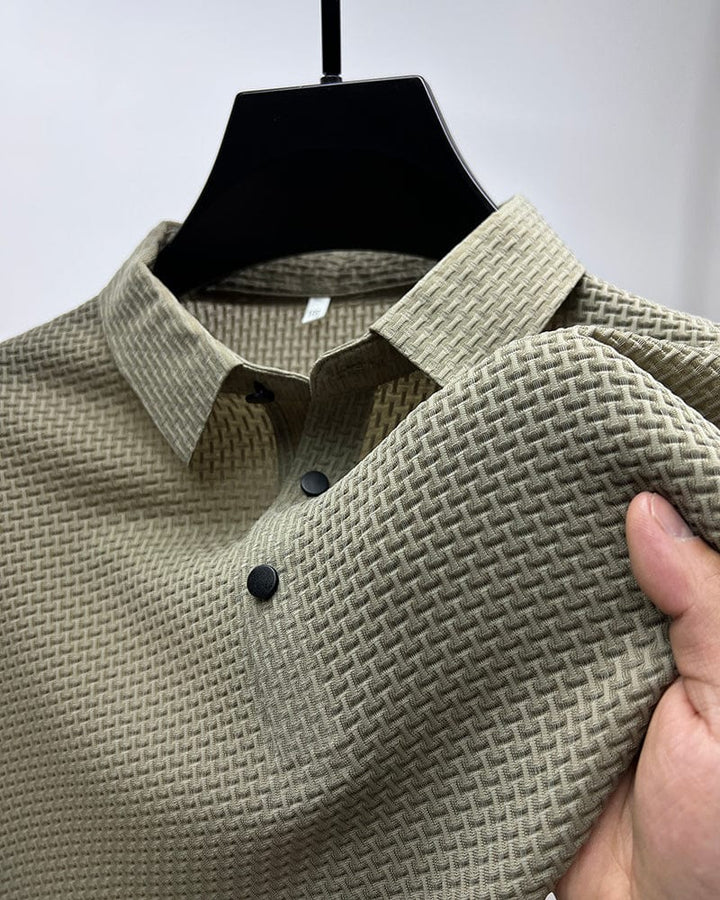 Daniel™ | Stylish Textured Polo Shirt for Men