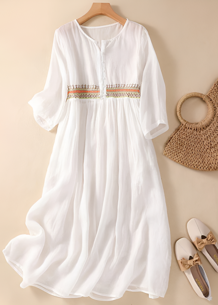 Linda™ - Embroidered Dress