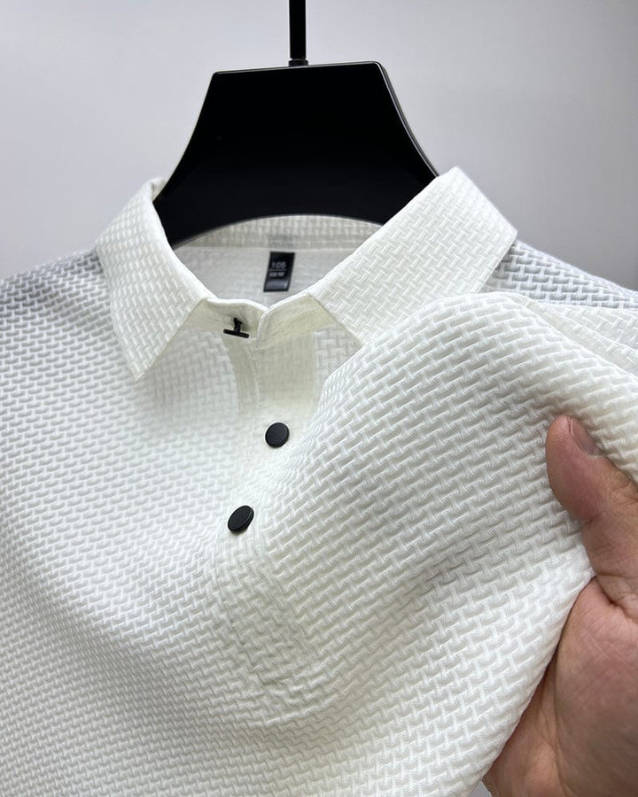 Daniel™ | Stylish Textured Polo Shirt for Men