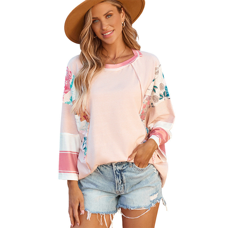 POLLY™ – Patchwork Batwing Top