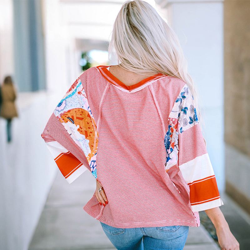 POLLY™ – Patchwork Batwing Top
