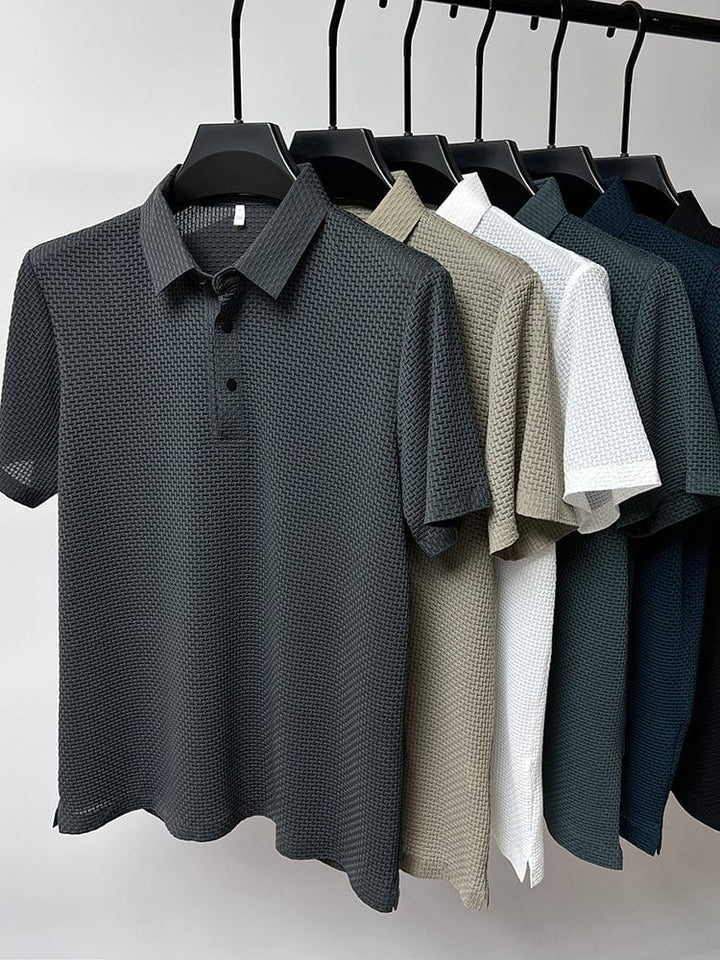 Daniel™ | Stylish Textured Polo Shirt for Men