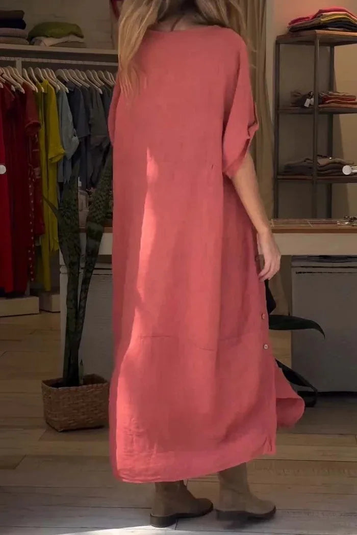 SELENA | Chic Button-Down Dress for Effortless Style