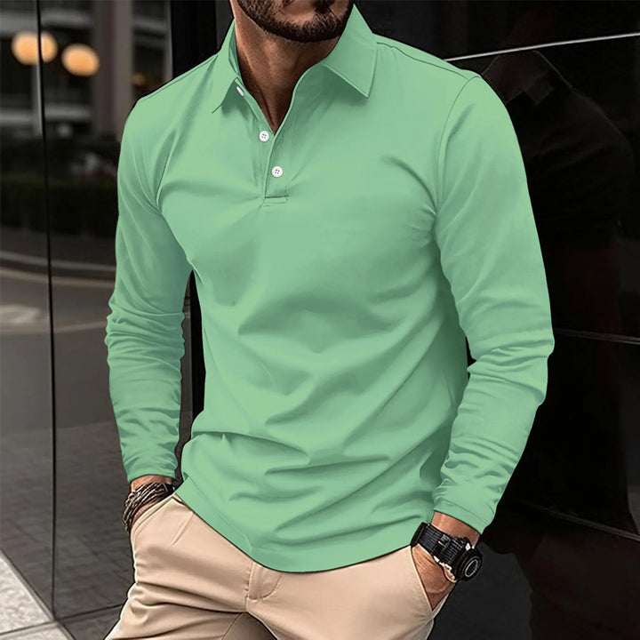 Eric™ - Casual Long-Sleeved Polo