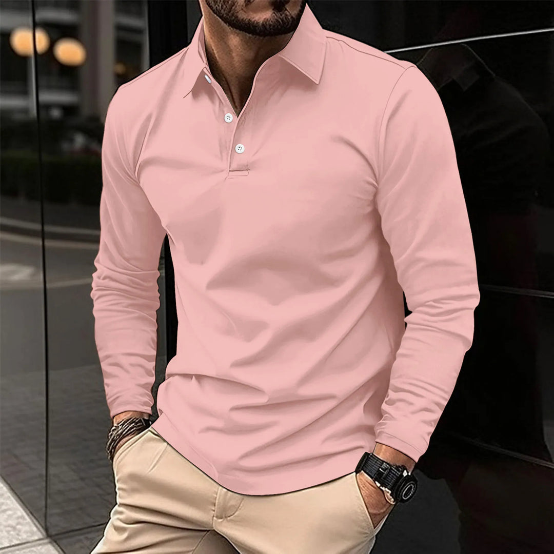 Eric™ - Casual Long-Sleeved Polo