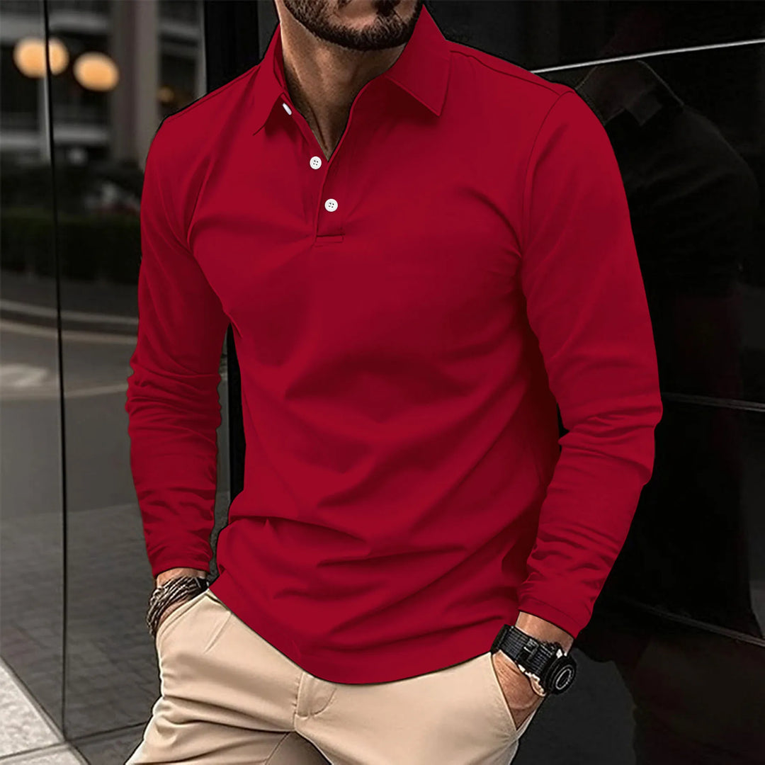 Eric™ - Casual Long-Sleeved Polo