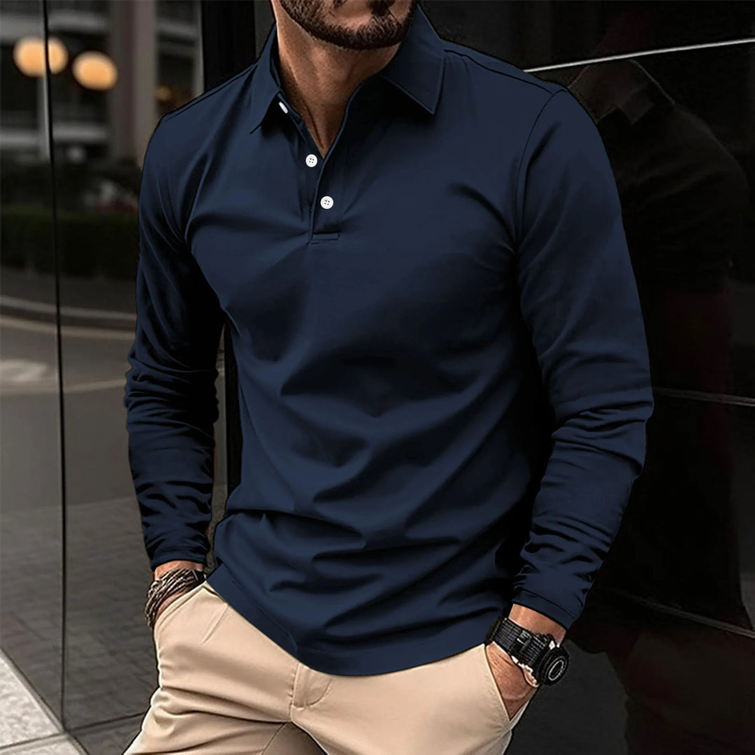 Eric™ - Casual Long-Sleeved Polo