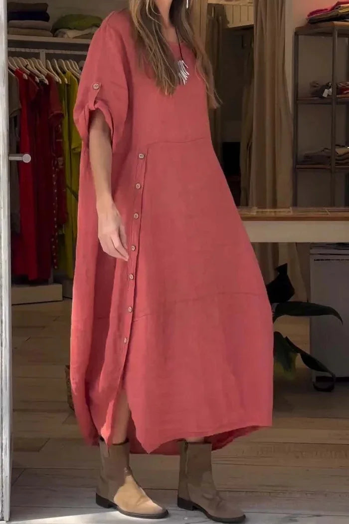SELENA | Chic Button-Down Dress for Effortless Style