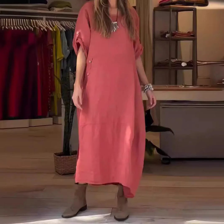SELENA | Chic Button-Down Dress for Effortless Style