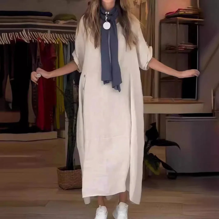 SELENA | Chic Button-Down Dress for Effortless Style