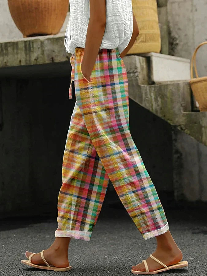 Olivia™ | Checkered Trousers