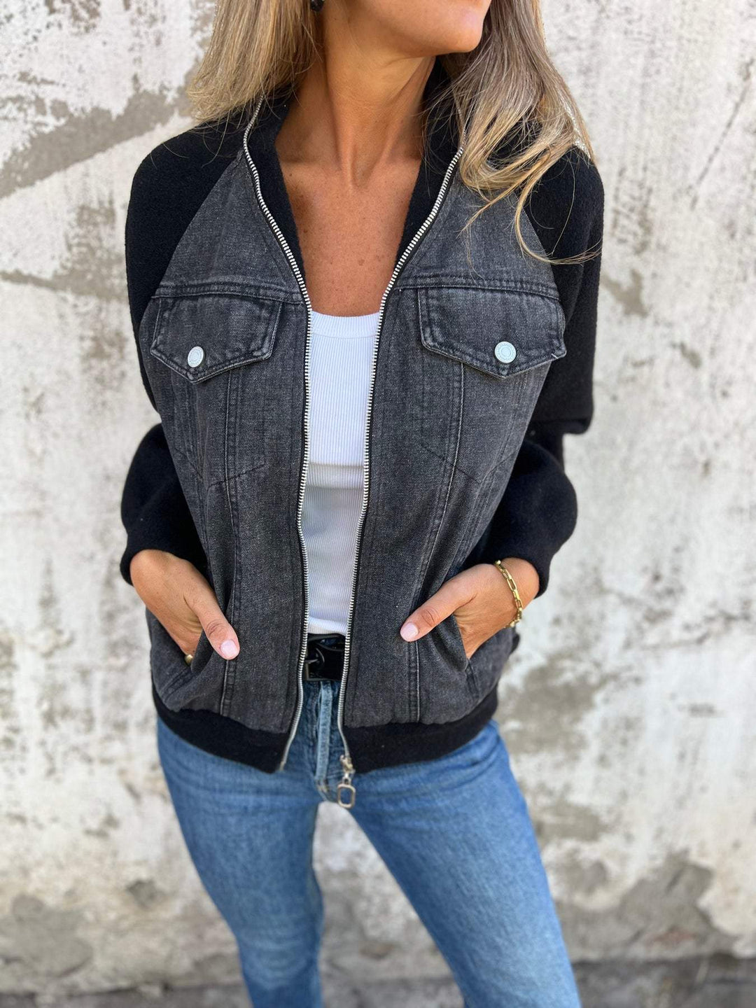 Ivy™ - Stylish Denim Jacket