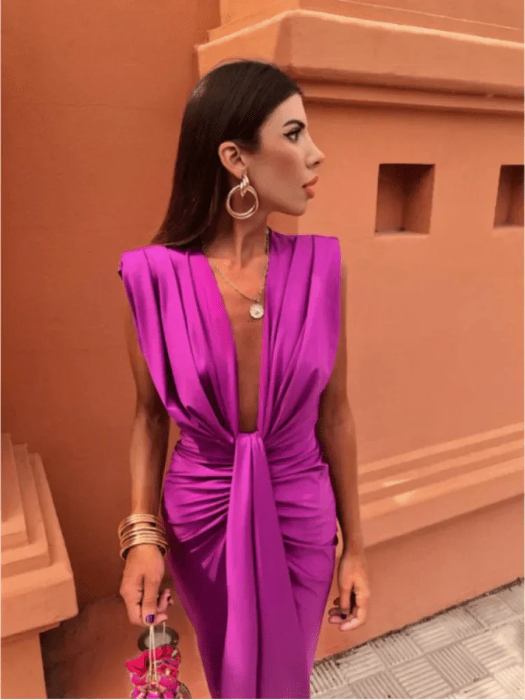 Zoe™ | Luxe Satin Dress