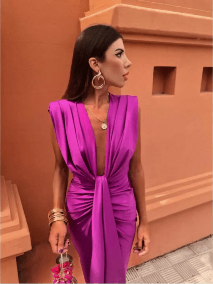 Zoe™ | Luxe Satin Dress