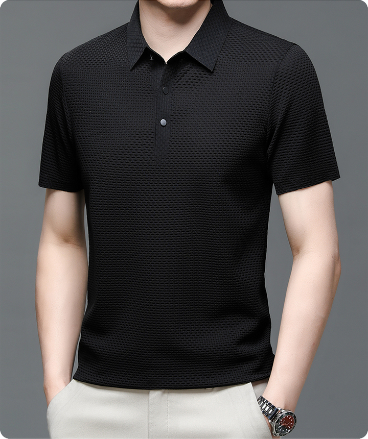 Daniel™ | Stylish Textured Polo Shirt for Men