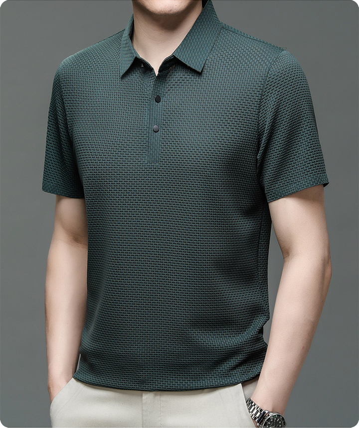 Daniel™ | Stylish Textured Polo Shirt for Men