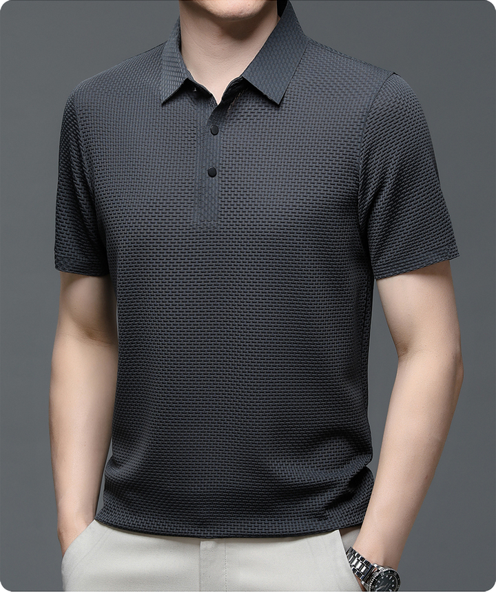 Daniel™ | Stylish Textured Polo Shirt for Men