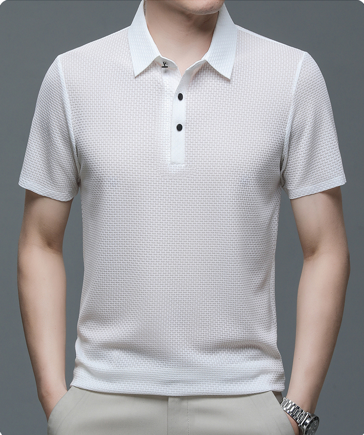 Daniel™ | Stylish Textured Polo Shirt for Men